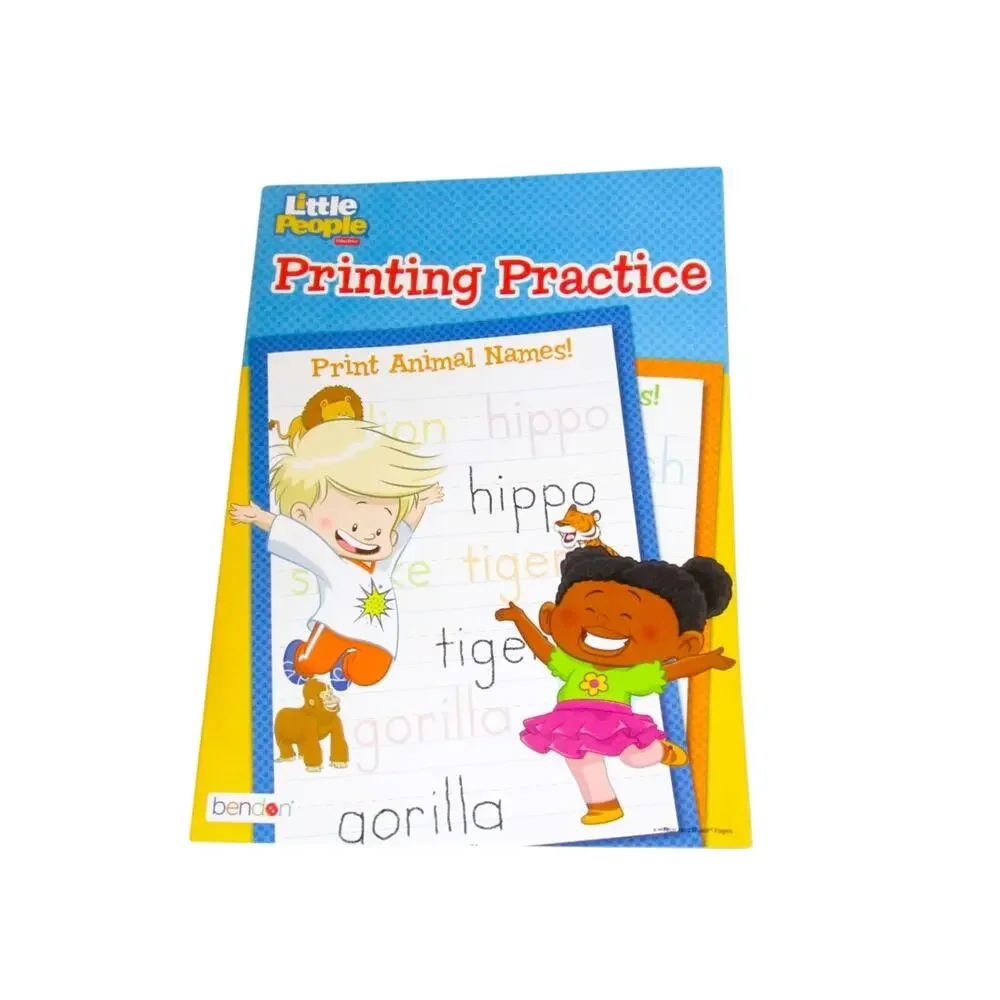 Fisher Price PRINTING PRACTICE WORKBOOK Bendon Publishing 2016 Homeschool